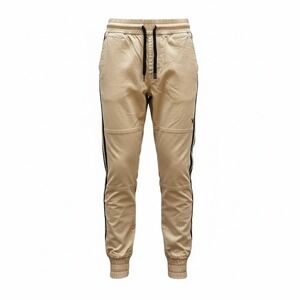 The Anti Order Tan Cargo Jogger Pants Men's Size S Striped Drawstring Streetwear